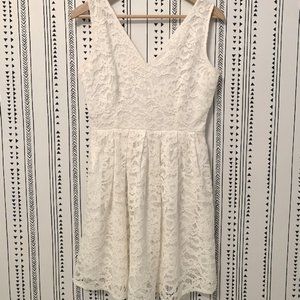 BB Dakota White Lace Dress
